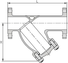 化工管道過濾器結構圖