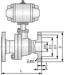氣動不銹鋼球閥
